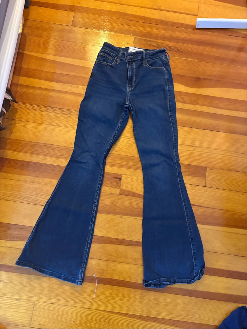 Hollister Dark Blue Bootcut Jeans